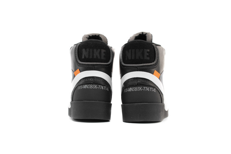 OFF WHITE Nike Blazer Mid AA3832-001 Black