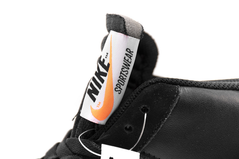 OFF WHITE Nike Blazer Mid AA3832-001 Black
