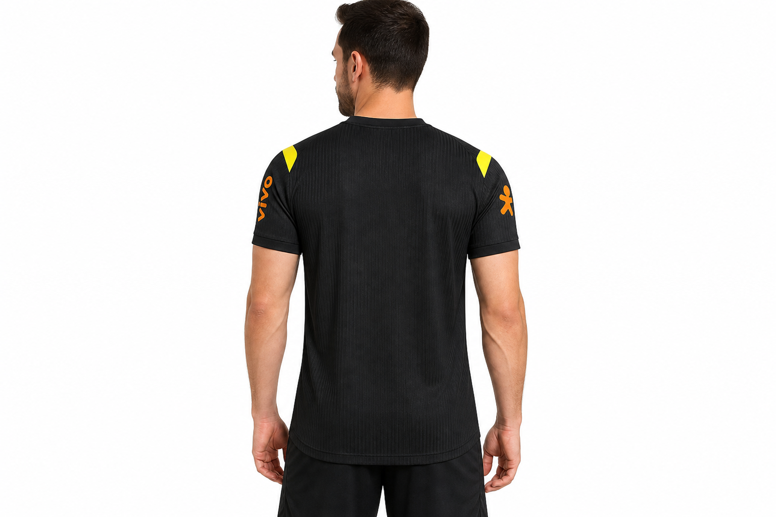 Player Version 2026 Training Kit Black All Sponsors Men's Size