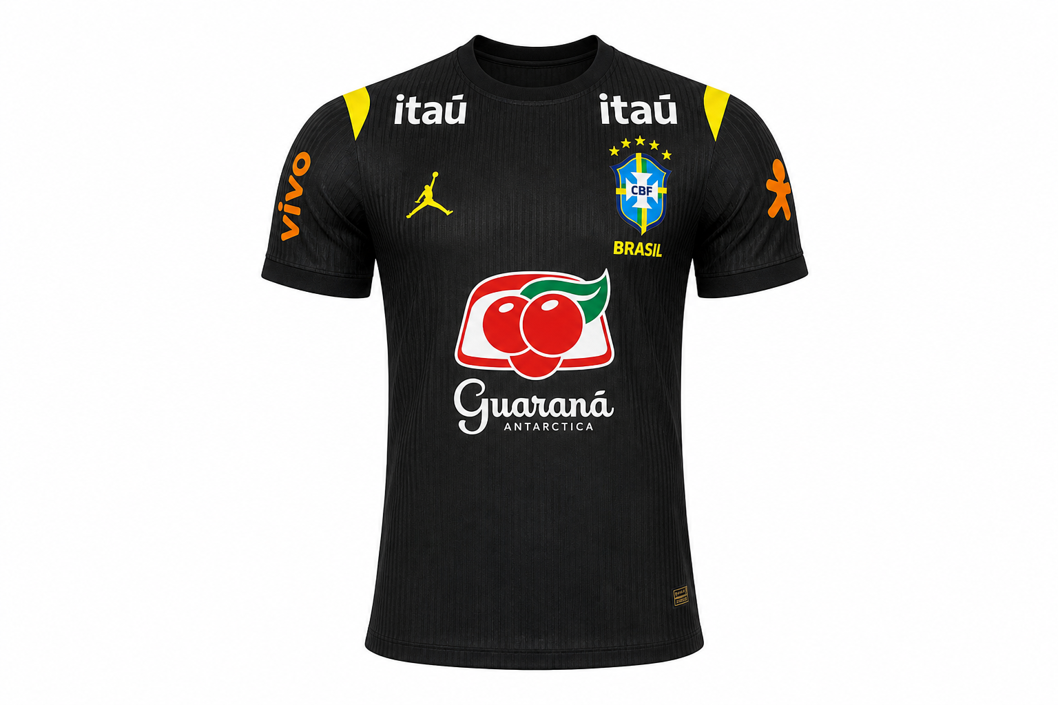 Player Version 2026 Training Kit Black All Sponsors Men's Size
