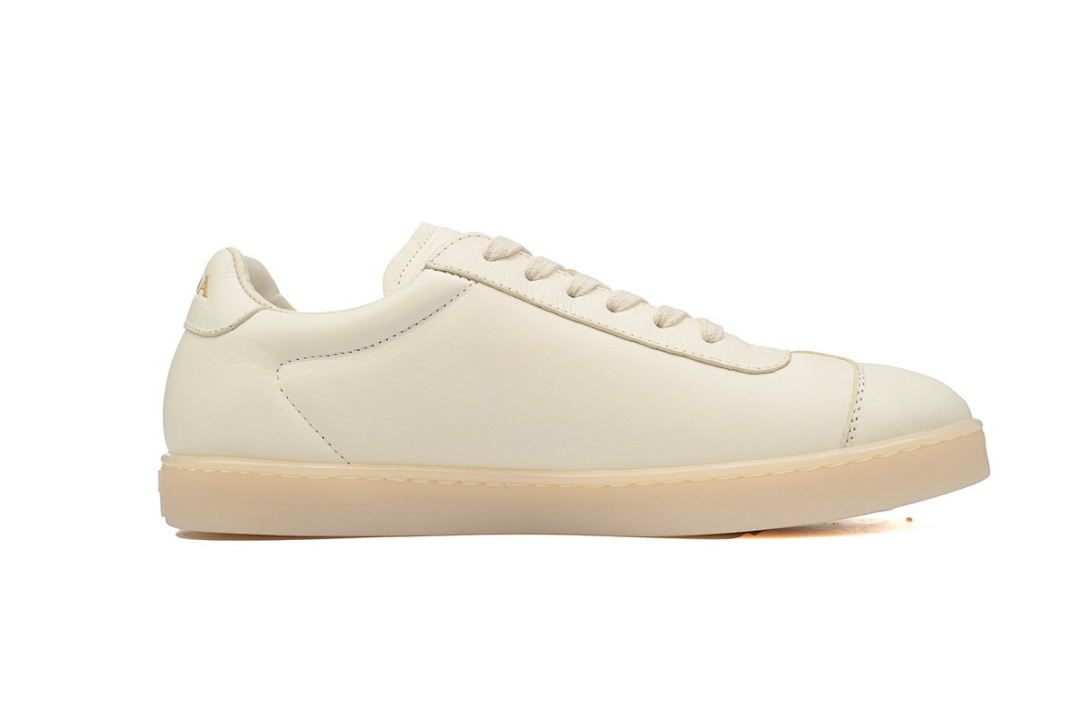 Baskets basses Prada Downtown, blanc riz