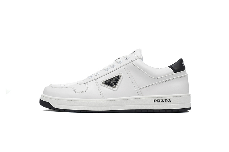 Baskets basses Prada Downtown, blanches