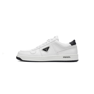 Tênis Prada Downtown de cano baixo, branco 01