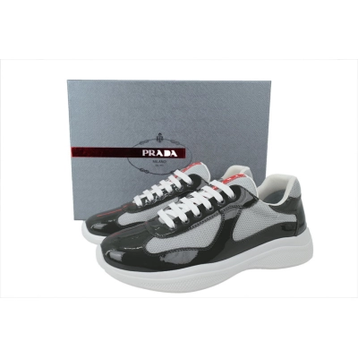 Baskets Prada gris anthracite 02