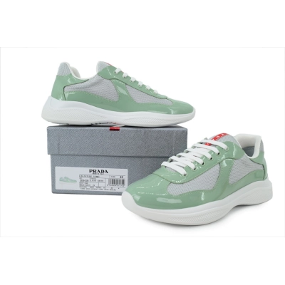 Baskets Prada vert clair 02