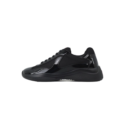 Baskets Prada Mirror All Black 01