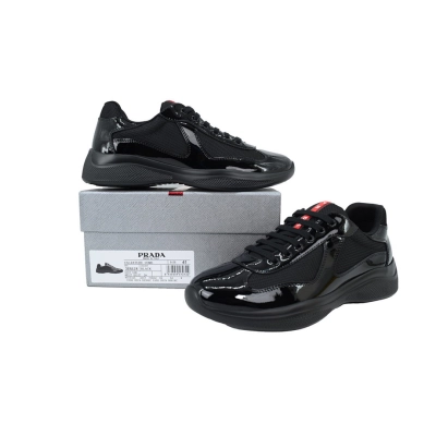 Baskets Prada Mirror, entièrement noires 02