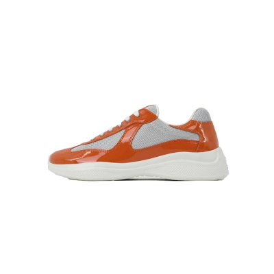 Baskets Prada Orange 01