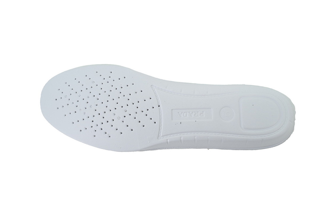 Zapatillas Prada de goma, negro carbón