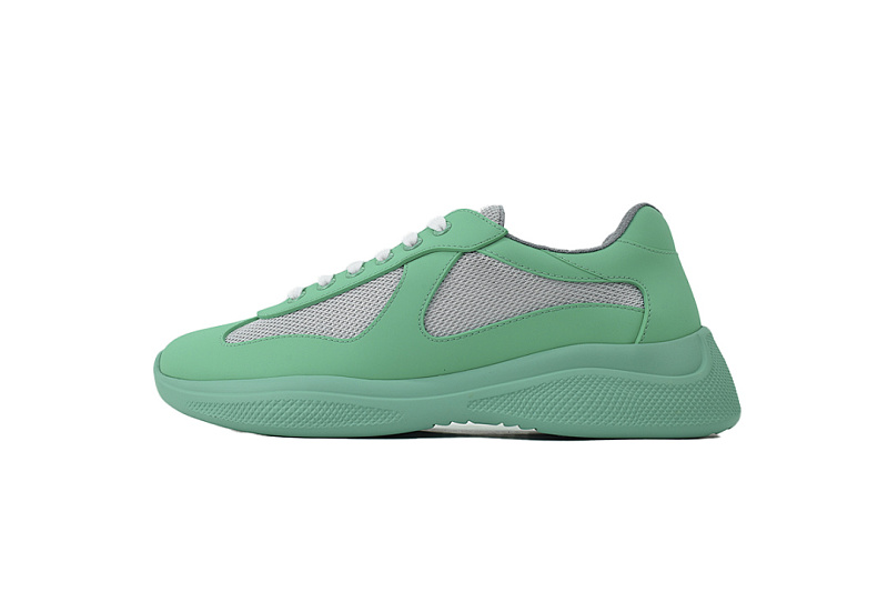 Baskets Prada en caoutchouc vert