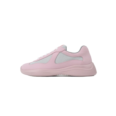 Baskets Prada en caoutchouc rose 01