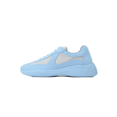 Baskets Prada en caoutchouc bleu ciel 01