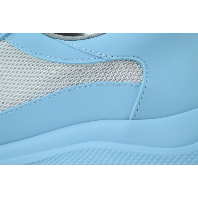 Baskets Prada en caoutchouc bleu ciel 02