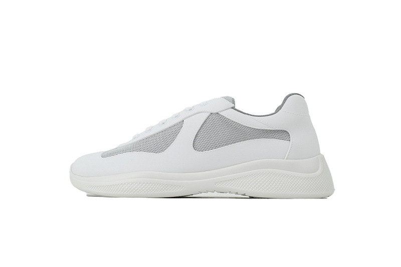 Baskets Prada en caoutchouc blanc