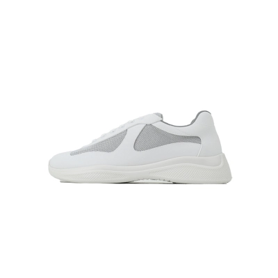 Baskets Prada en caoutchouc blanc 01