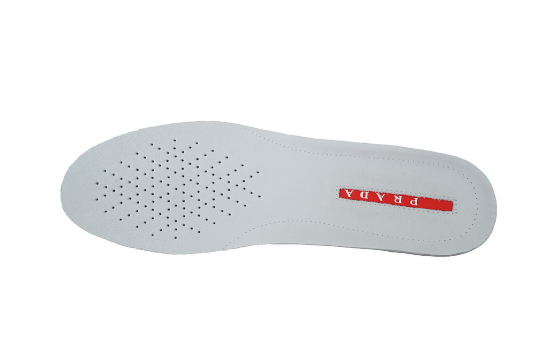 Baskets Prada en caoutchouc blanc