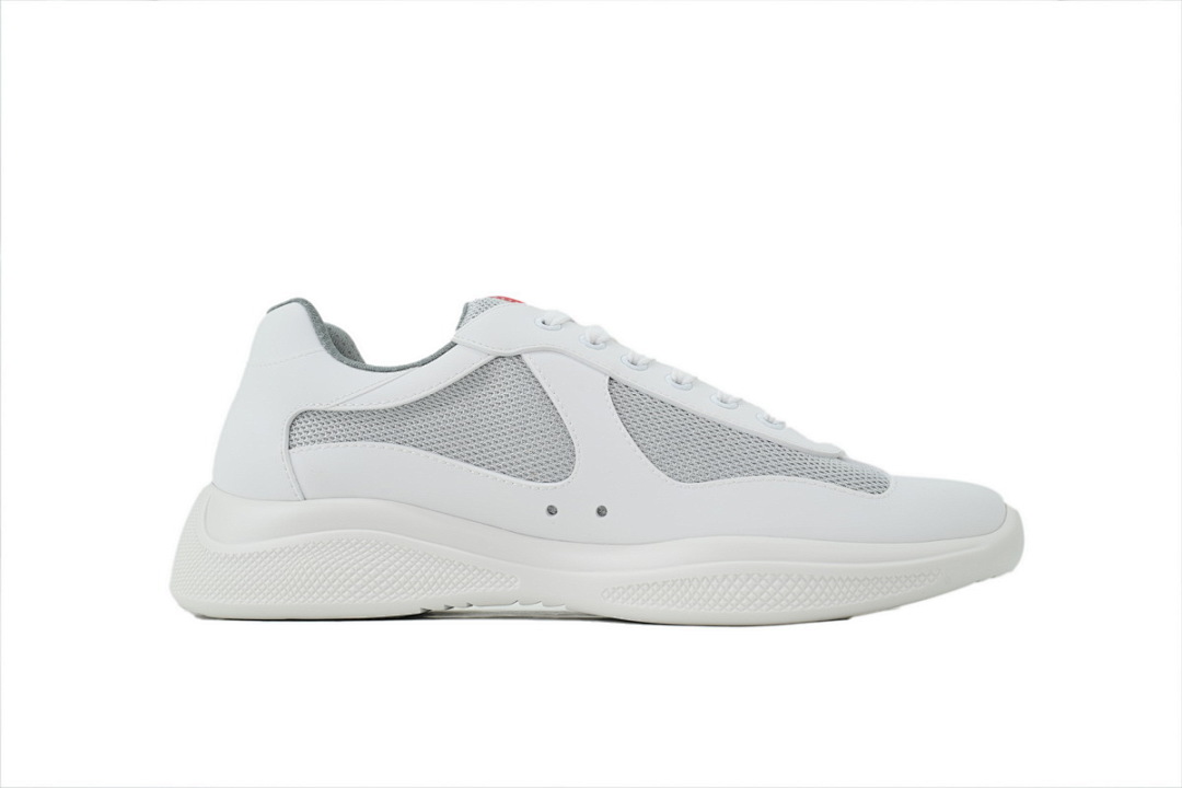 Baskets Prada en caoutchouc blanc