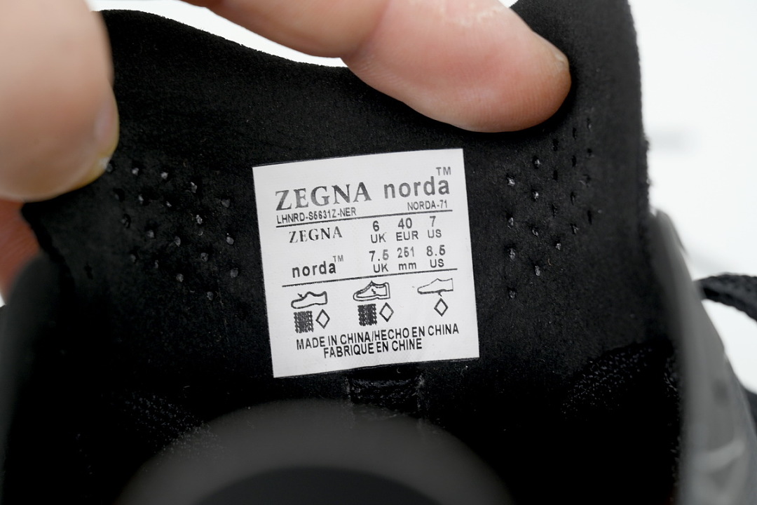 S5631Z-NER ZEGNA x norda All Black