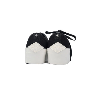 s Jimmy Choo Palma Maxi Black and Latte Canvas Platform Trainers 02