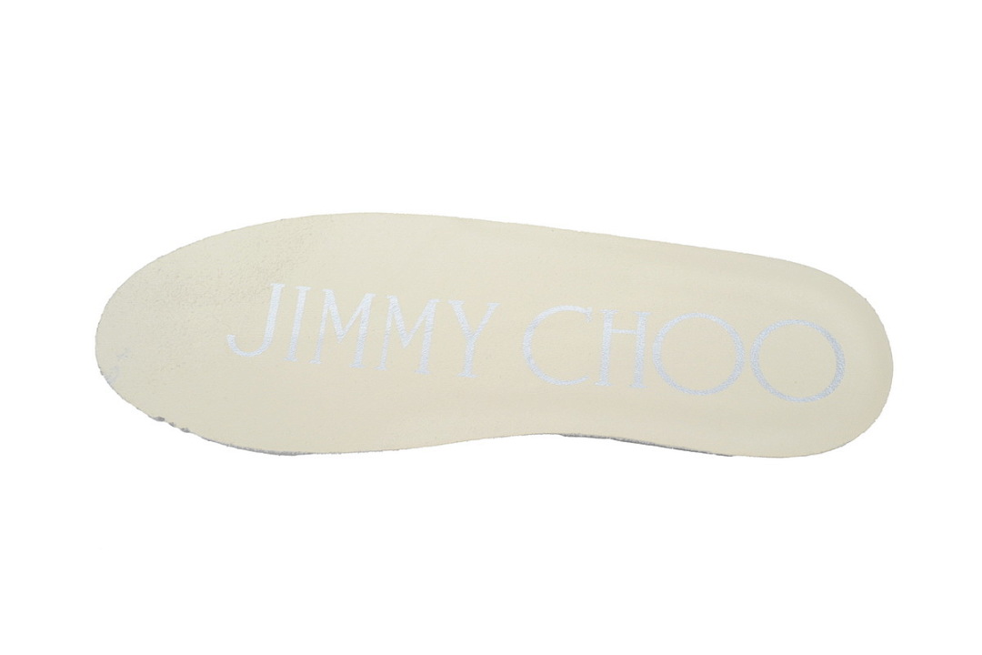 s Jimmy Choo Palma Maxi White Canvas Platform Trainers