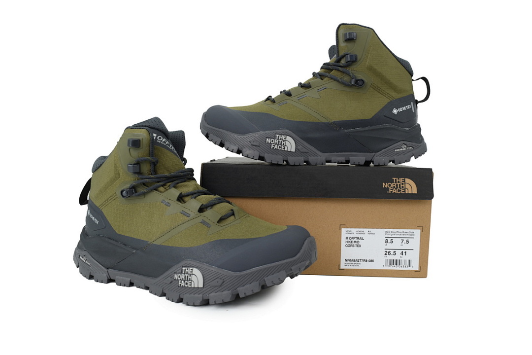 The North Face Offtrail Mid GTX Olive Grey Dark Grey NF0A8A8ETR-085