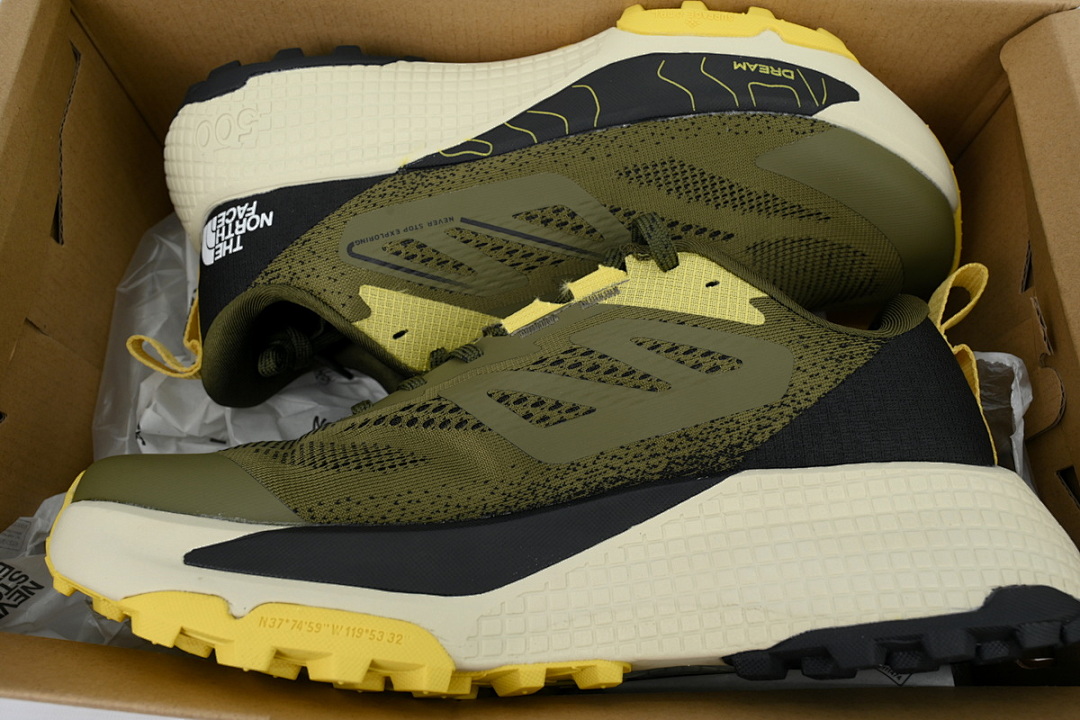 The North Face Thermoball Traction Mule V Army Green Yellow Black A83N3-RMO