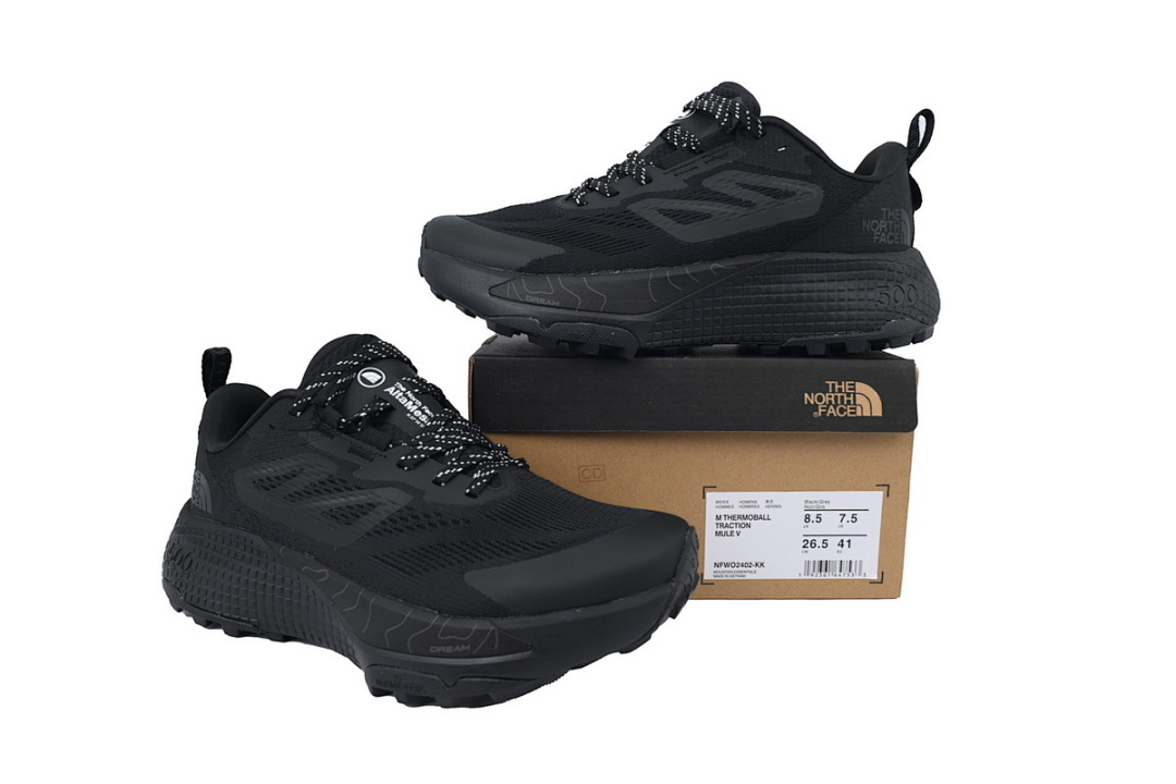 The North Face Thermoball Traction Mule V Black Grey NFW024D2-KK