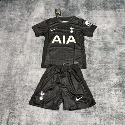 Tottenham Hotspur Black Kids Jersey Set 01