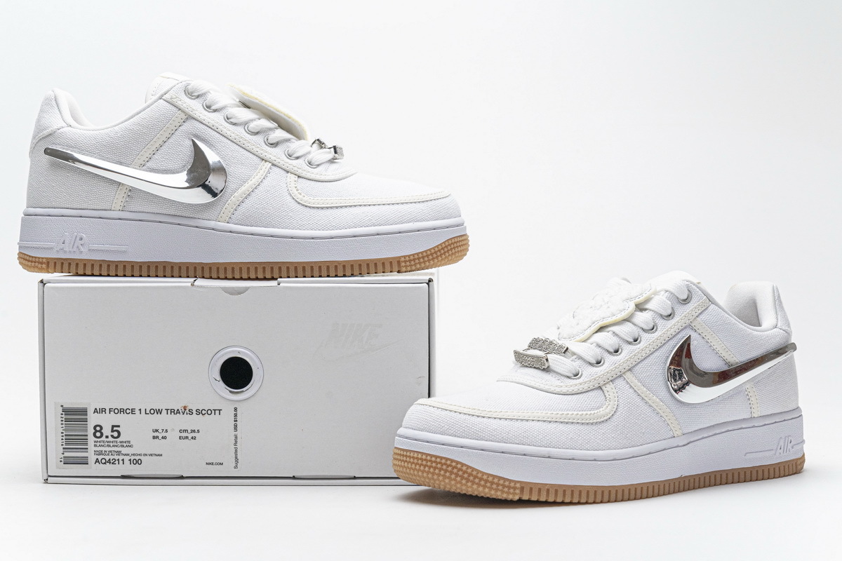 Travis Scott Nike Air Force 1 AQ4211-100 