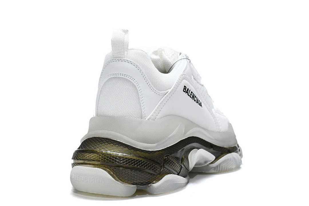 W0901 9001 Balenciaga Triple S Blanc Carbon Ash