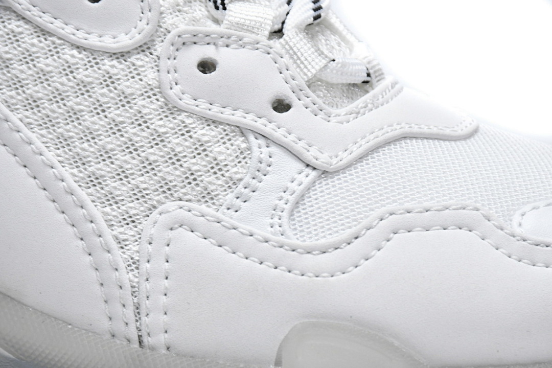 W0901 9001 Balenciaga Triple S Blanc Carbon Ash