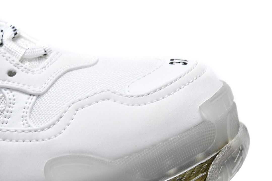 W0901 9001 Balenciaga Triple S Blanc Carbon Ash