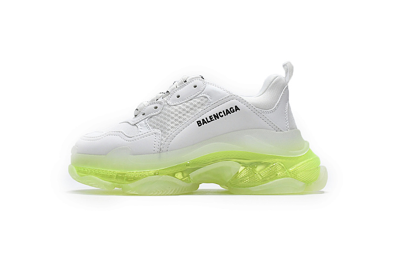 W0901 9010 Balenciaga Triple S Branco Verde