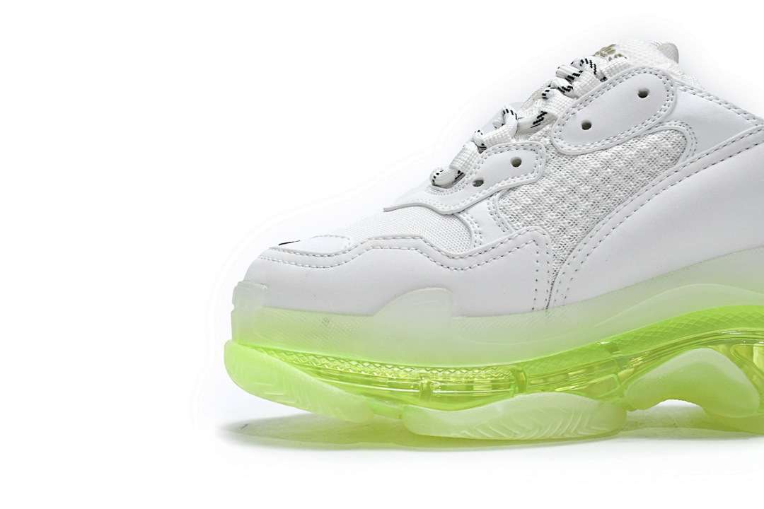 W0901 9010 Balenciaga Triple S Branco Verde