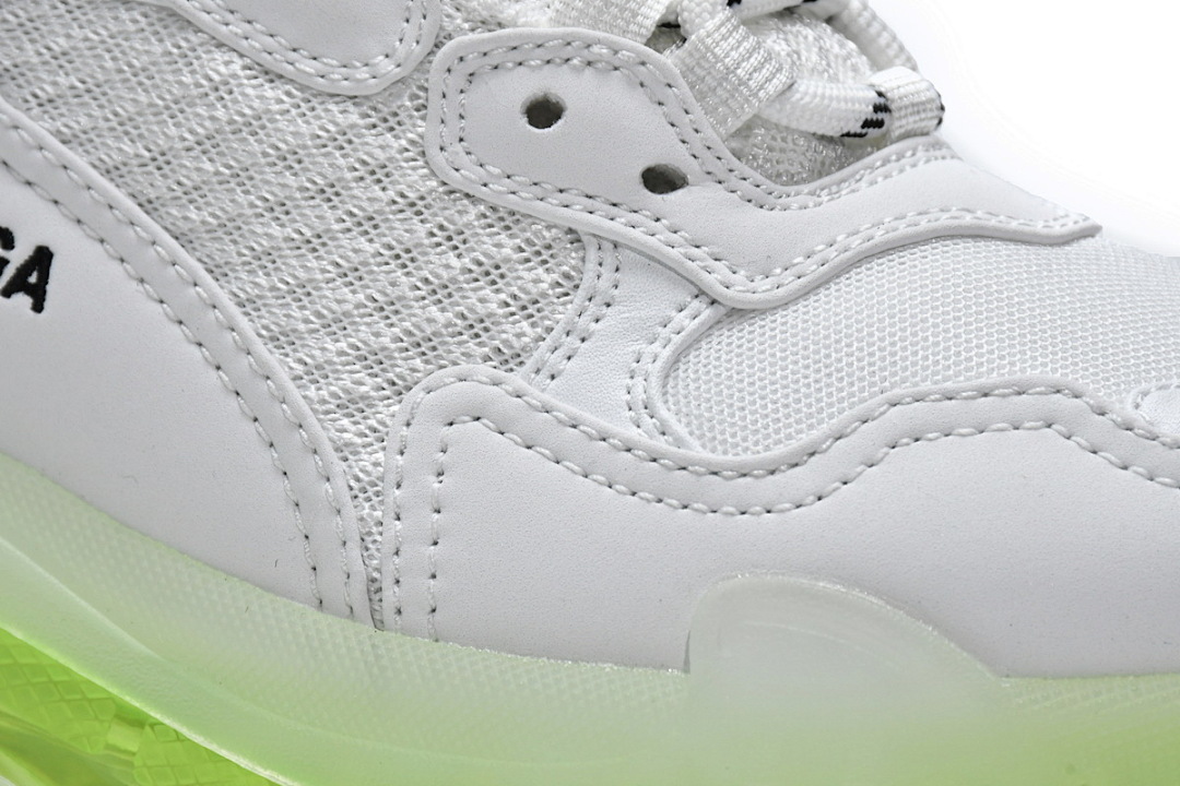 W0901 9010 Balenciaga Triple S Branco Verde