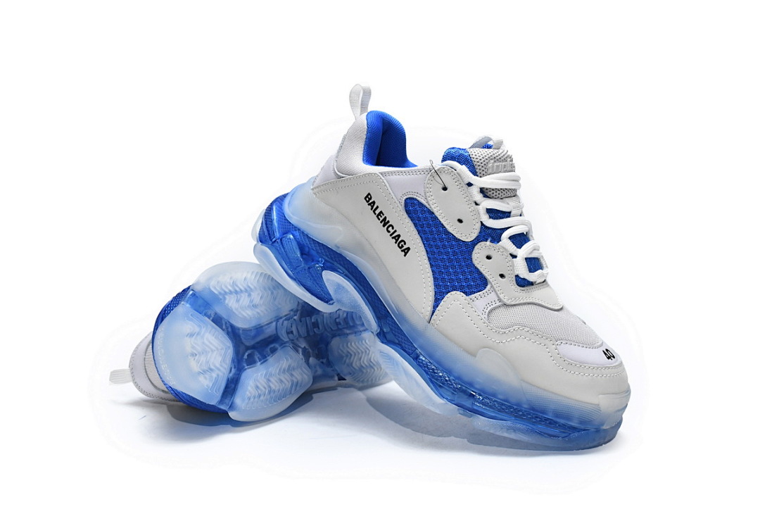 W090N 9169 Balenciaga Triple S Gris-bleu