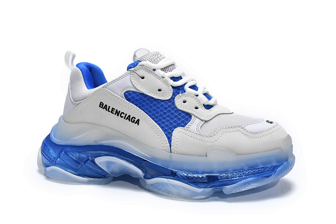 W090N 9169 Balenciaga Triple S Gris-bleu
