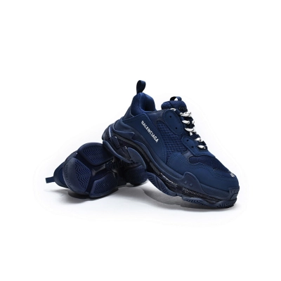 W091 4107 Balenciaga Triple S Azul Escuro 02