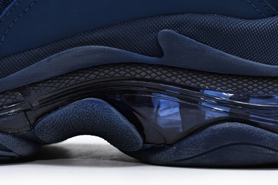 W091 4107 Balenciaga Triple S Azul Escuro