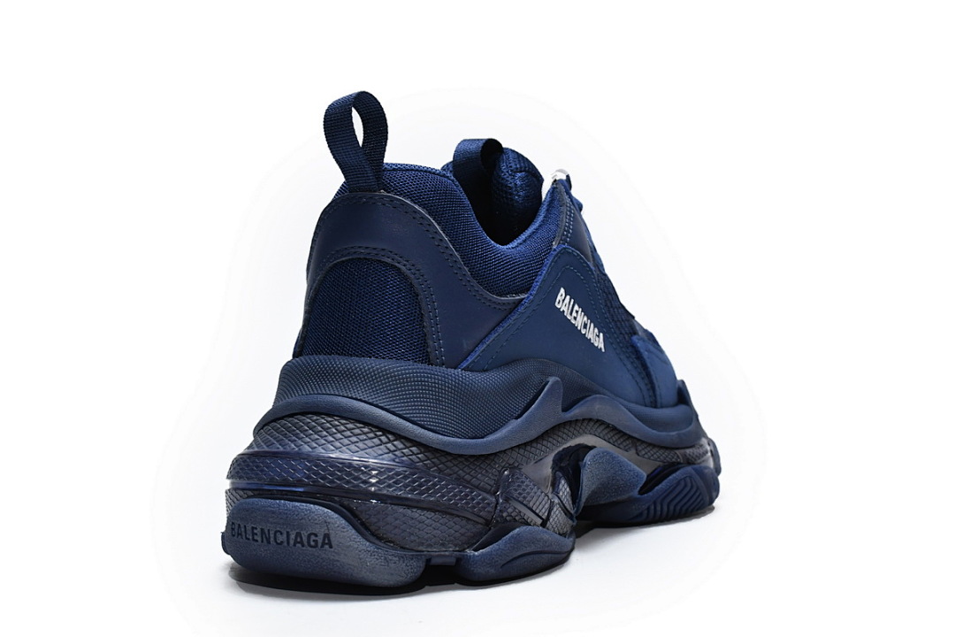 W091 4107 Balenciaga Triple S Azul Escuro
