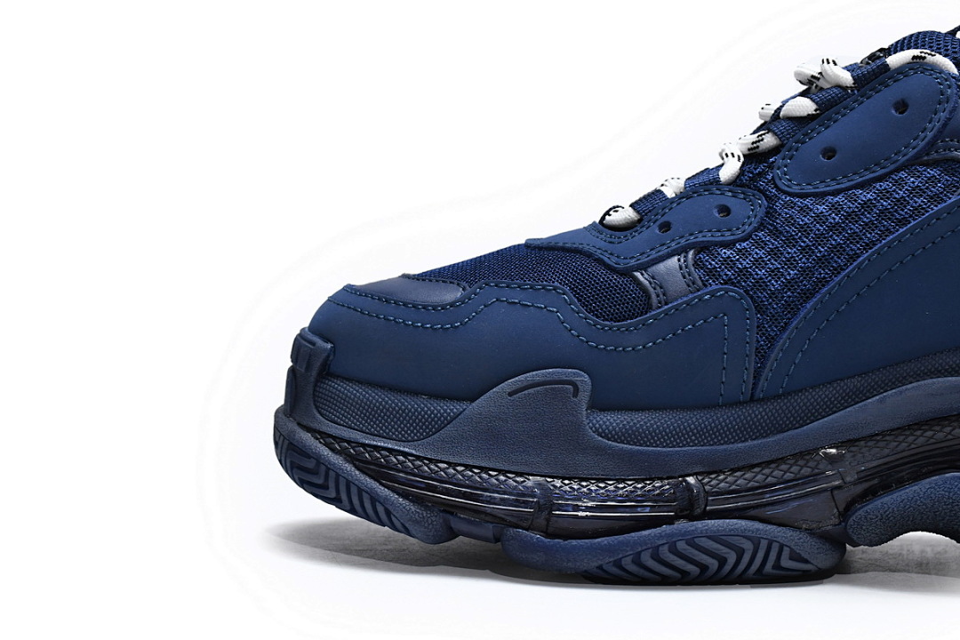W091 4107 Balenciaga Triple S Azul Escuro