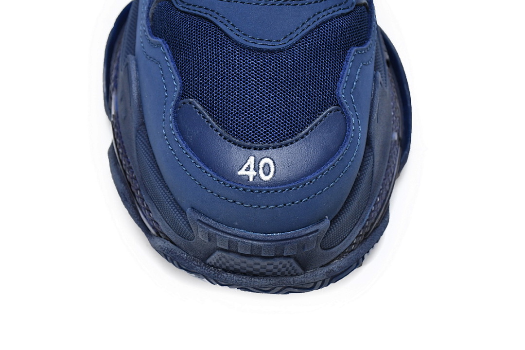 W091 4107 Balenciaga Triple S Azul Escuro