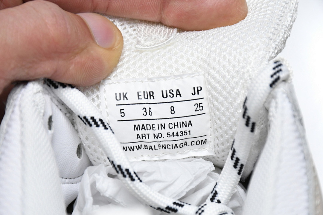 W09E1 9000 Balenciaga Triple S Branco