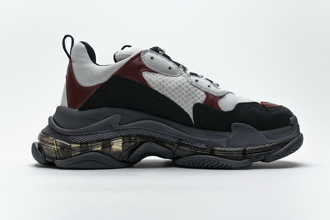 W09O1 2268 Balenciaga Triple S Noir, Marron, Rouge