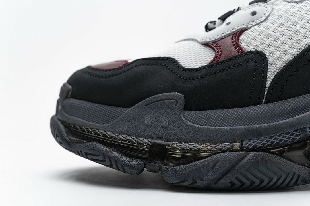 W09O1 2268 Balenciaga Triple S Noir, Marron, Rouge