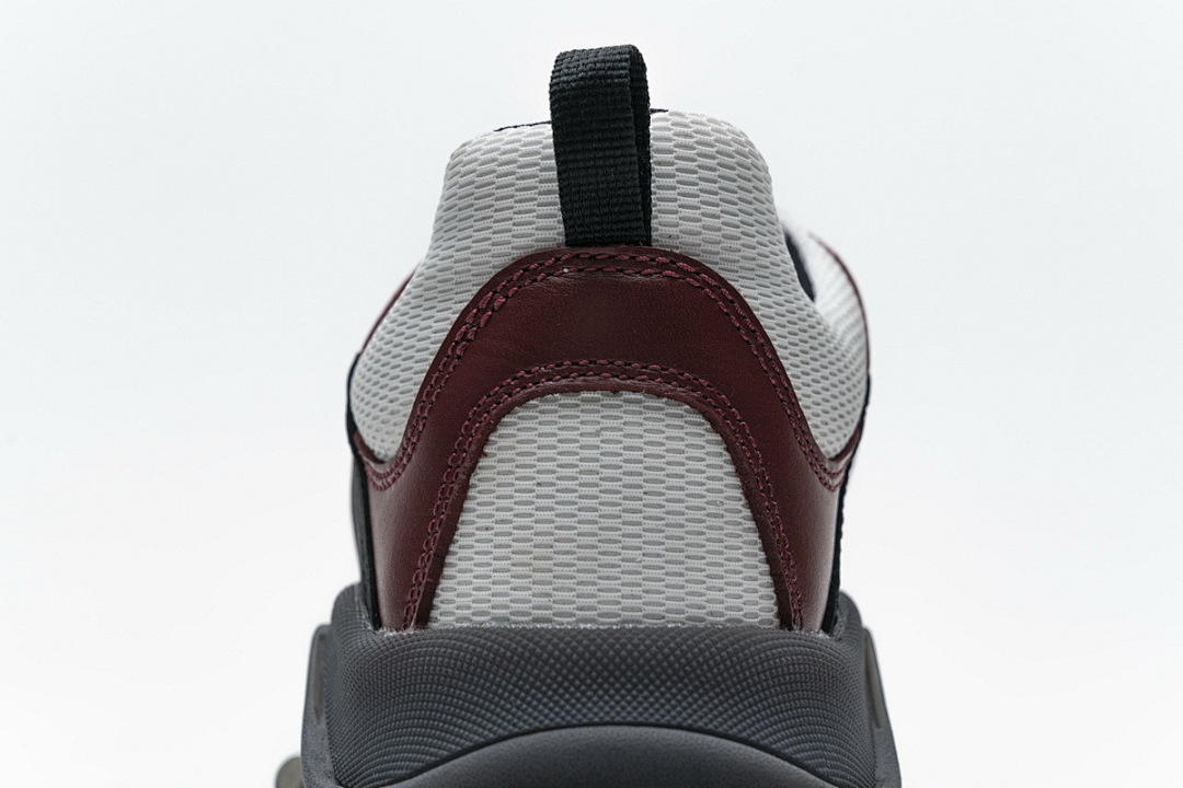 W09O1 2268 Balenciaga Triple S Noir, Marron, Rouge
