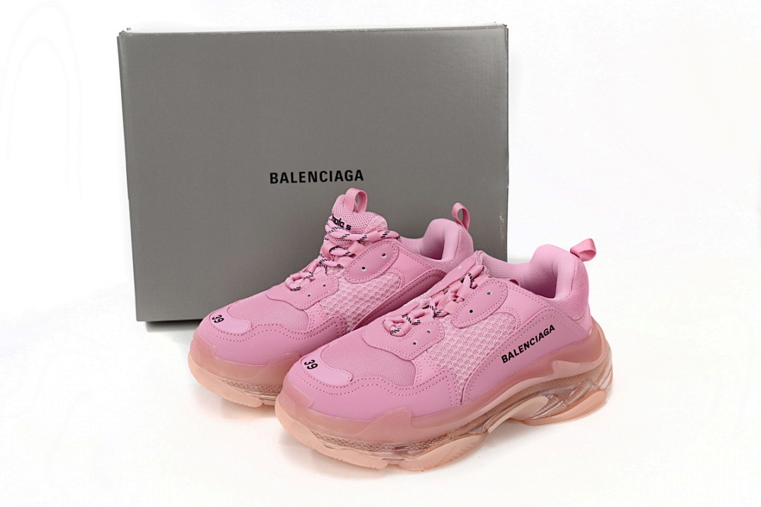 W09O1 3820 Balenciaga Triple S rose