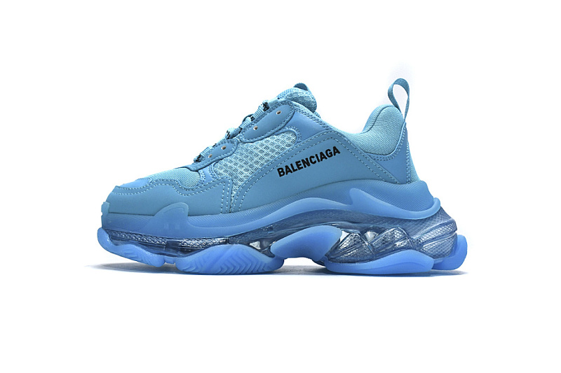 W09O1 9008 Balenciaga Triple S Cyanine