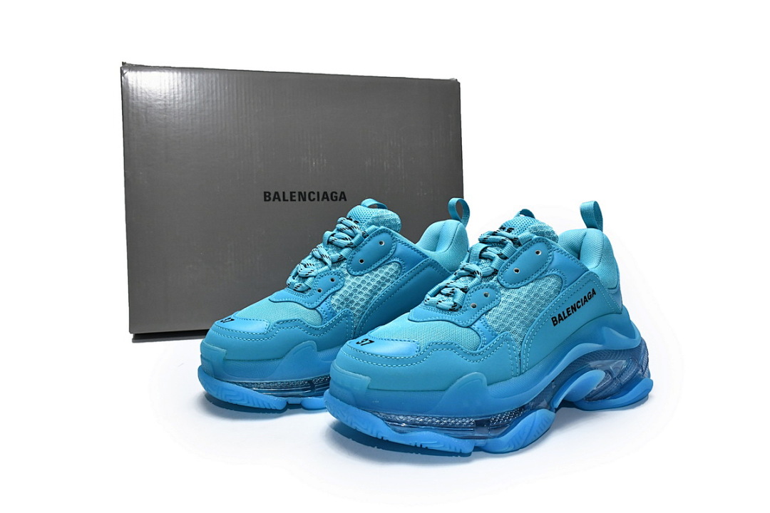 W09O1 9008 Balenciaga Triple S Cyanine