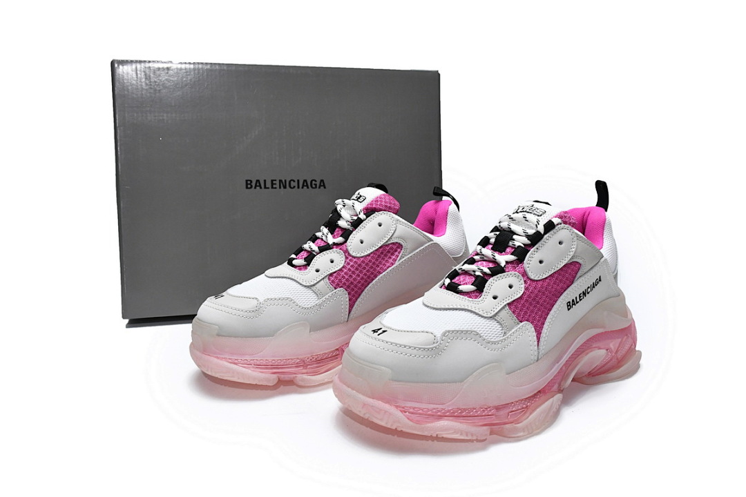 W09OH 7081 Balenciaga Triple S violet-rouge